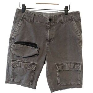 Pacsun Cargo Shorts Mens SZ 29 7 Pockets New faded blk #norcore